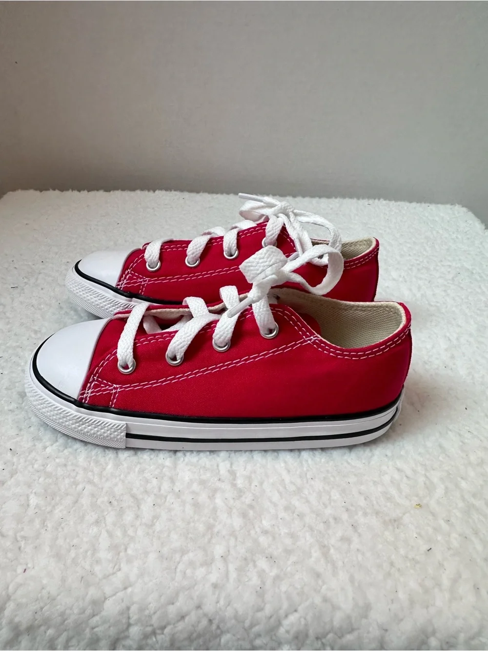 Red Baby Converse Sneakers